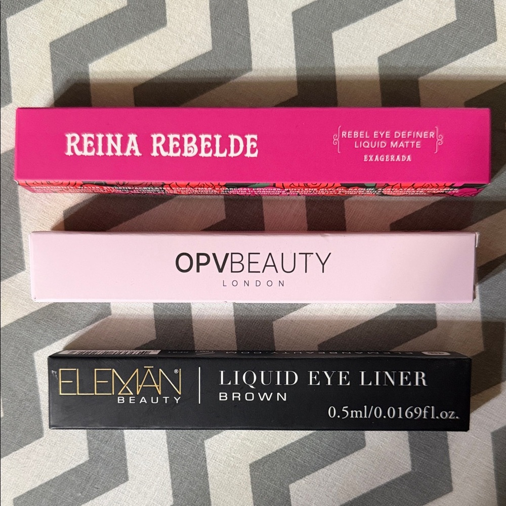 Eyeliner bundle Reina Rebelde OPV beauty and Eleman beauty NWT